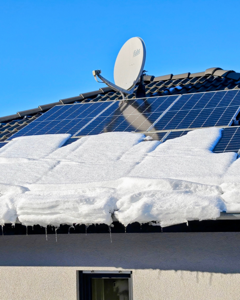 Pannelli fotovoltaici in inverno